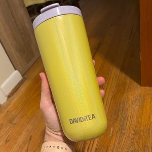 David’s Tea Favorite Tumbler - Holographic Yellow - DISCONTINUED COLOR (20 oz)